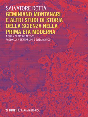 cover image of Geminiano Montanari e altri studi di storia della scienza nella prima età moderna